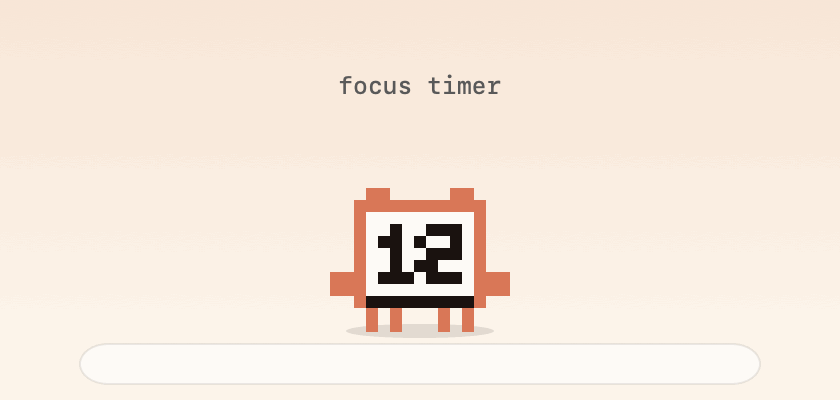 Clawd as a countdown timer, then celebrating